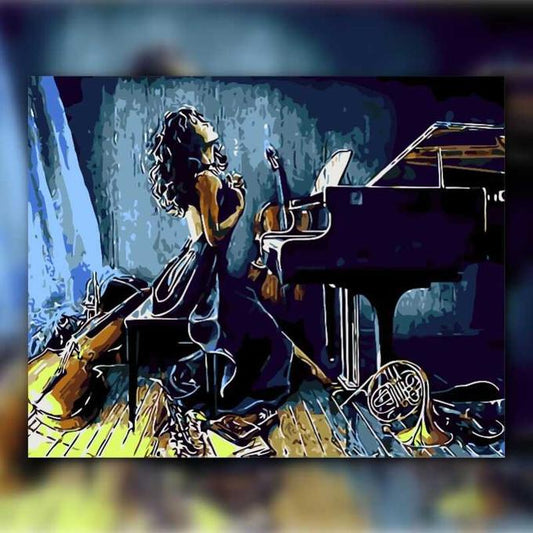 أدوات رسم لوحة نغمة الألوان