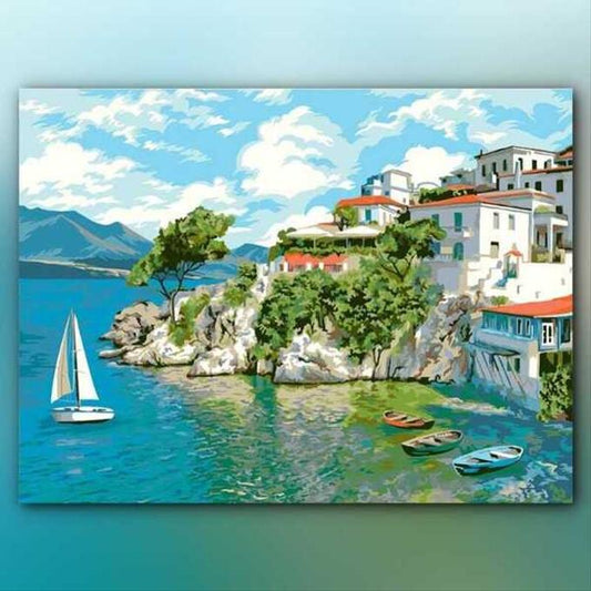 أدوات رسم لوحة جزيرة سكياثوس