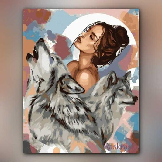 أدوات رسم لوحة سحر القمر