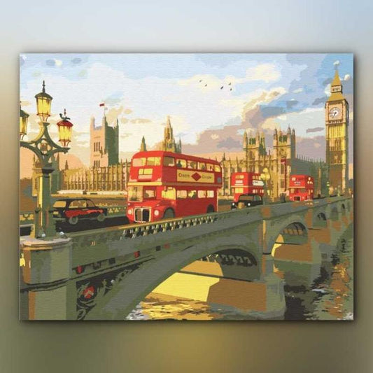 أدوات رسم لوحة لندن بريدج