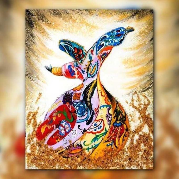 أدوات رسم لوحة الصوفي