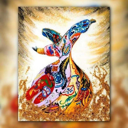 أدوات رسم لوحة الصوفي