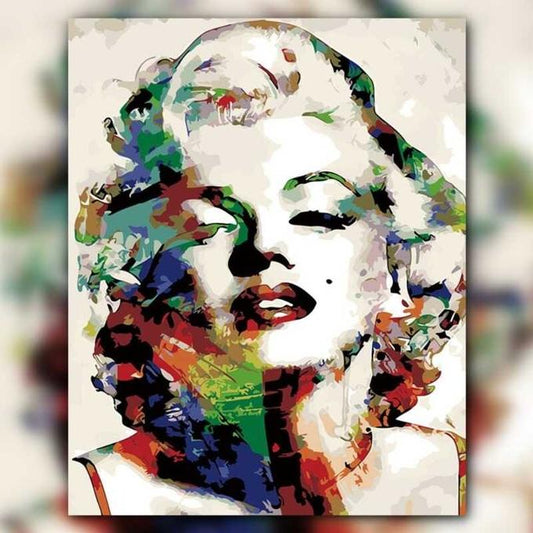 أدوات رسم لوحة مارلين مونرو
