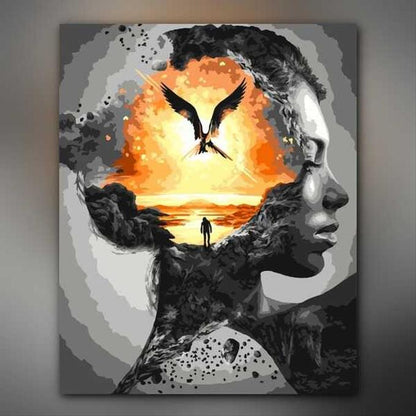 أدوات رسم لوحة أفكار عميقة