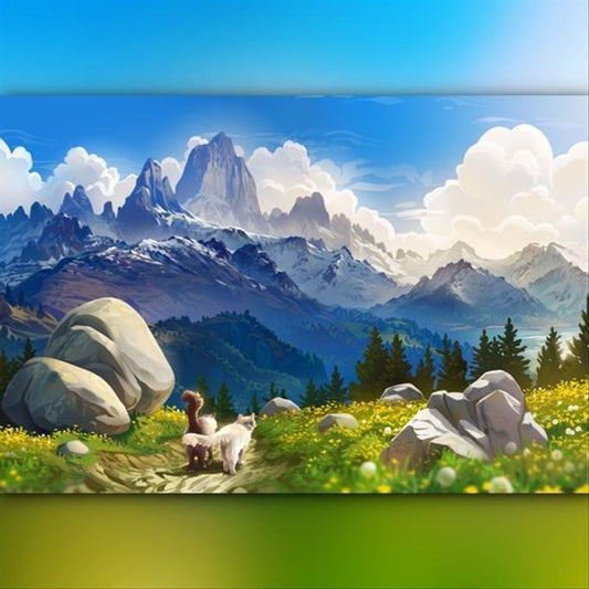 أدوات رسم لوحة إلى القمة