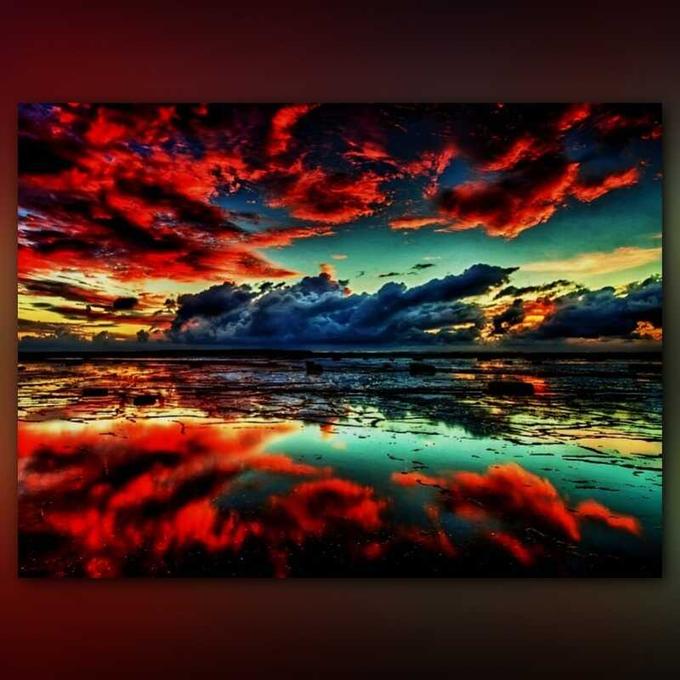أدوات رسم لوحة ألوان السماء