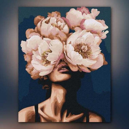 أدوات رسم لوحة تناغم الزهور