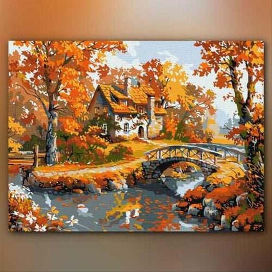 أدوات رسم لوحة راحة الصباح