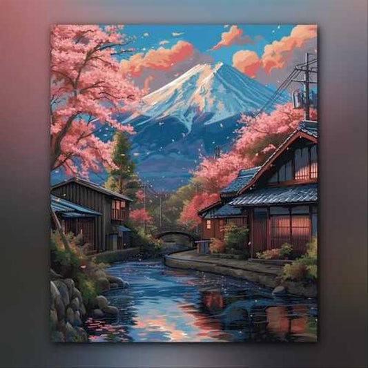 أدوات رسم لوحة صفاء الطبيعة