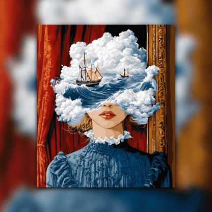 أدوات رسم لوحة العاصفة الصامتة