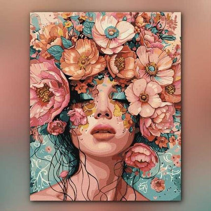 أدوات رسم لوحة روح الزهرة