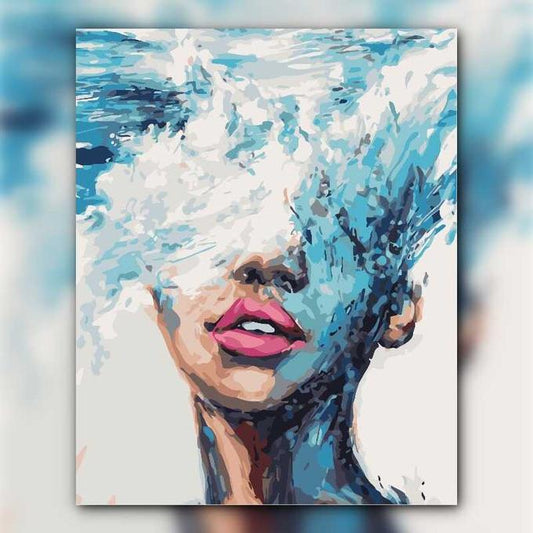 أدوات رسم لوحة موجات من الصمت
