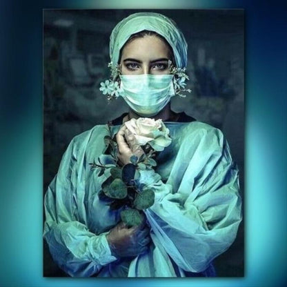 أدوات رسم لوحة الملاك الحارس