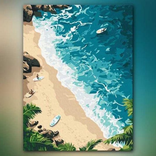 أدوات رسم لوحة جزيرة الأحلام
