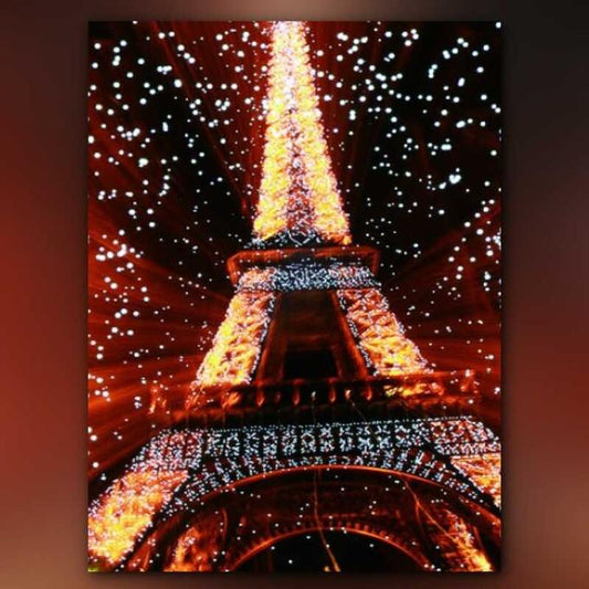 أدوات رسم لوحة أنوار برج إيفل