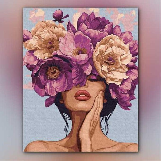 أدوات رسم لوحة لحن الزهرة