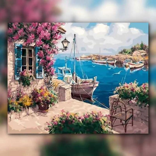 أدوات رسم لوحة حفل الصيف