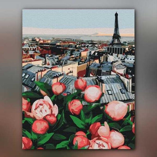 أدوات رسم لوحة نسمات باريس