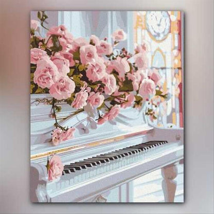 أدوات رسم لوحة ألحان رومانسية