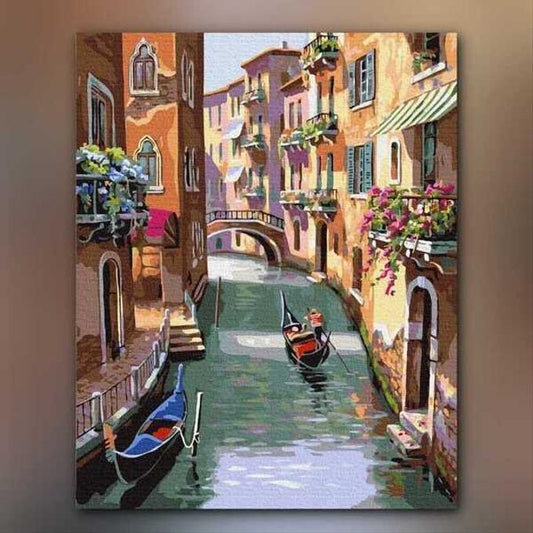 أدوات رسم لوحة شوارع البندقية