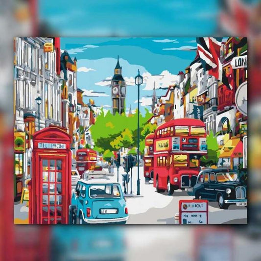 أدوات رسم لوحة ساعة لندن
