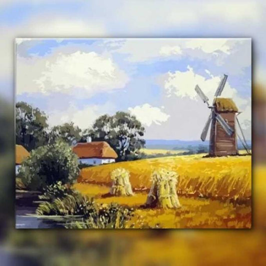 أدوات رسم لوحة مطحنة الحقل