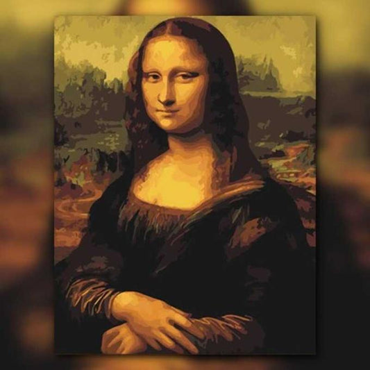 أدوات رسم لوحة الموناليزا