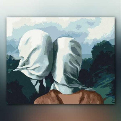 أدوات رسم لوحة العشاق