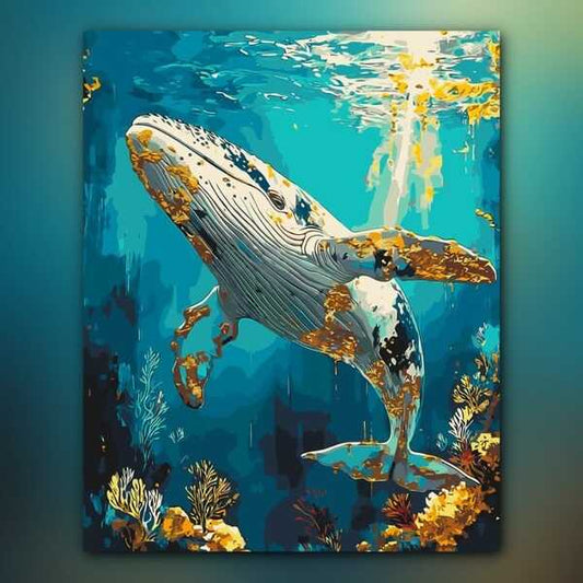 أدوات رسم لوحة هدير الأعماق