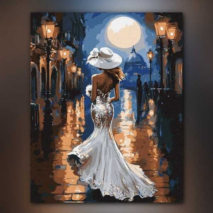 أدوات رسم لوحة عروس الليل