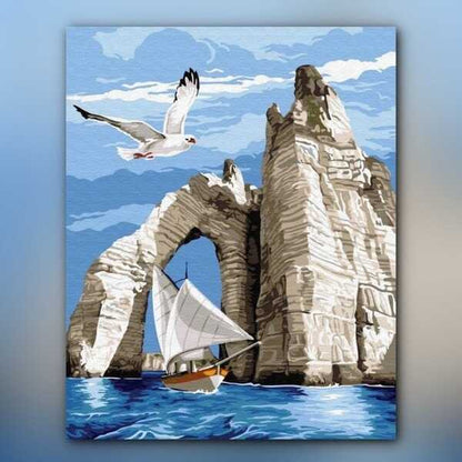 أدوات رسم لوحة أجنحة البحر