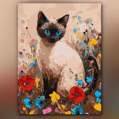 أدوات رسم لوحة عيون الزرقة