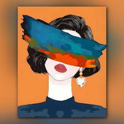 أدوات رسم لوحة أسرار خلف الألوان