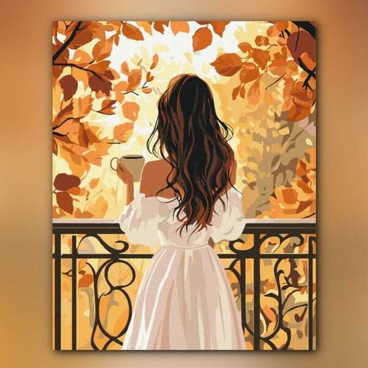 أدوات رسم لوحة موعد مع السكون