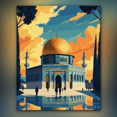 أدوات رسم لوحة روح الأقصى