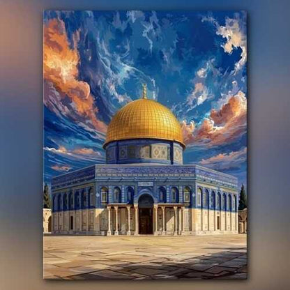 أدوات رسم لوحة قبة النور