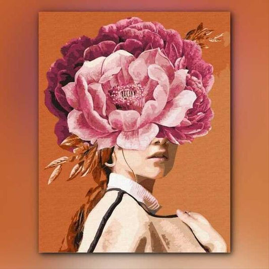 أدوات رسم لوحة تناغم الأزهار