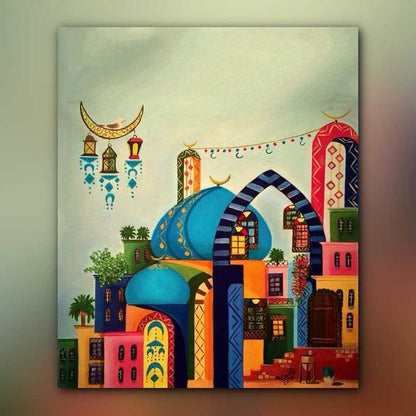 أدوات رسم لوحة ألوان التراث