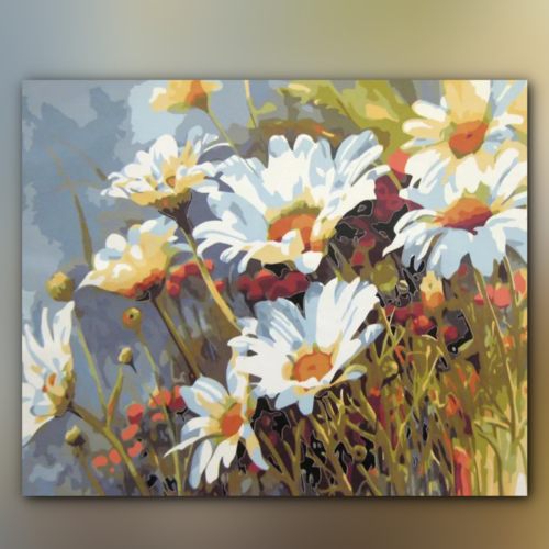 أدوات رسم لوحة أنغام الزهور
