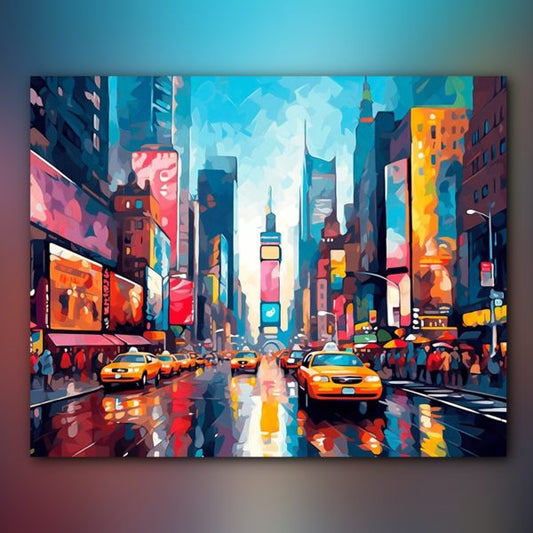أدوات رسم لوحة سحر نيويورك