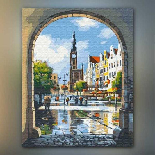 أدوات رسم لوحة بوابة الساحة