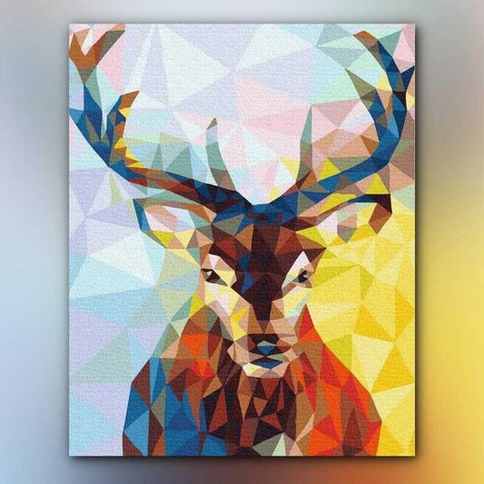 أدوات رسم لوحة غزال هندسي
