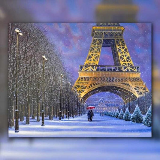أدوات رسم لوحة ثلوج باريس