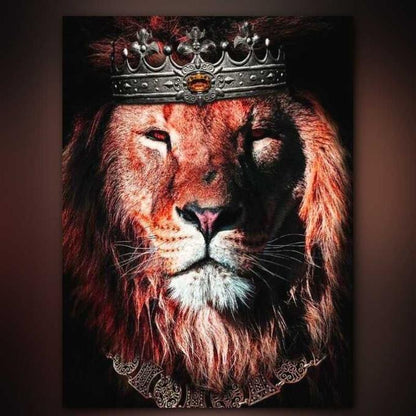 أدوات رسم لوحة ملك الغابة