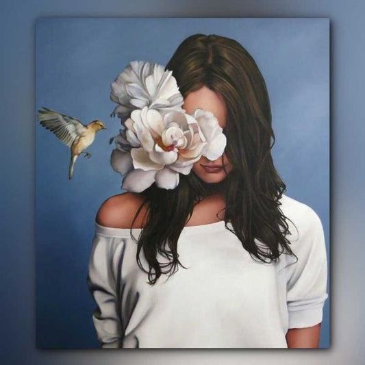 أدوات رسم لوحة همس الياسمين