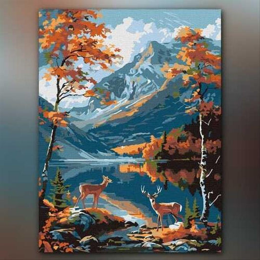 أدوات رسم لوحة سحر الطبيعة