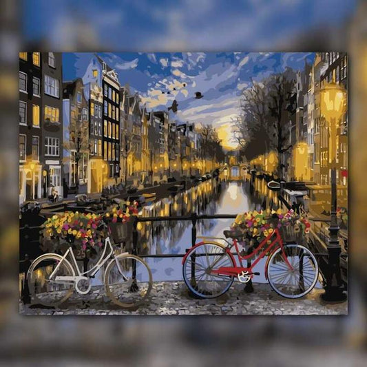 أدوات رسم لوحة وادي أمستردام